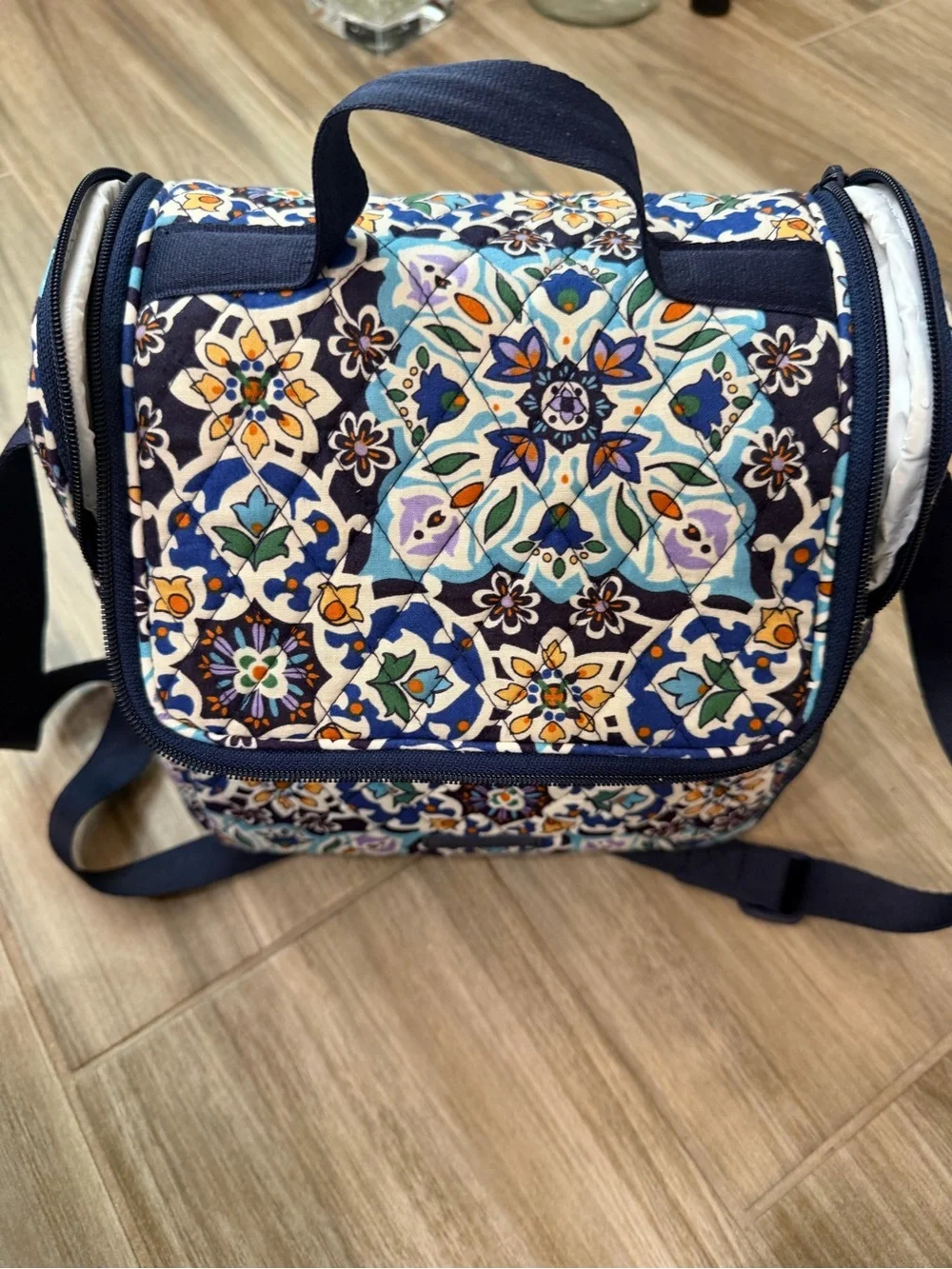 Quilted Navy Floral Vera Bradley